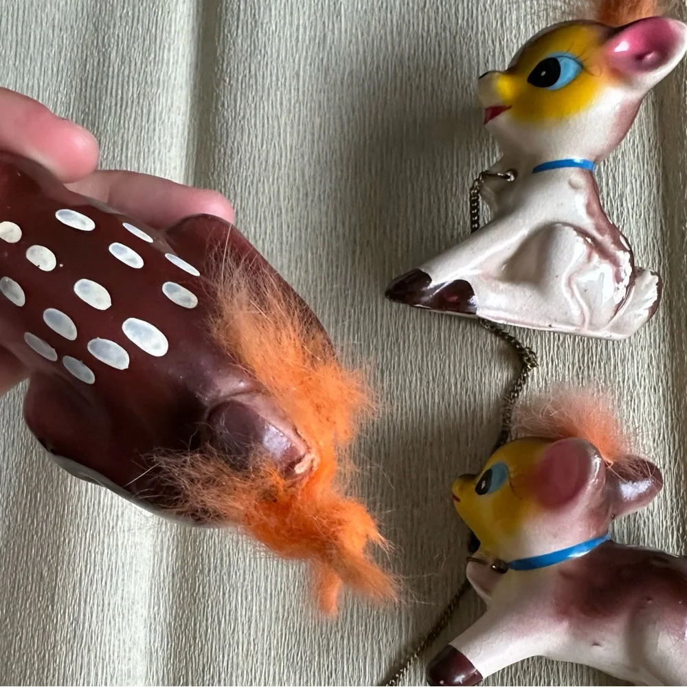 4/$100 - Vintage Ceramic Deer Figurines Set - Picture 6 of 12